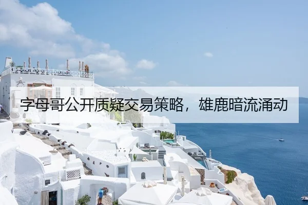 字母哥公开质疑交易策略，雄鹿暗流涌动